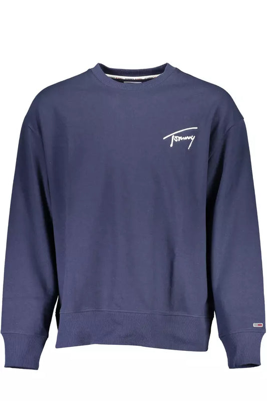 Tommy Hilfiger Blue Cotton Men Sweater - Ora And Co.