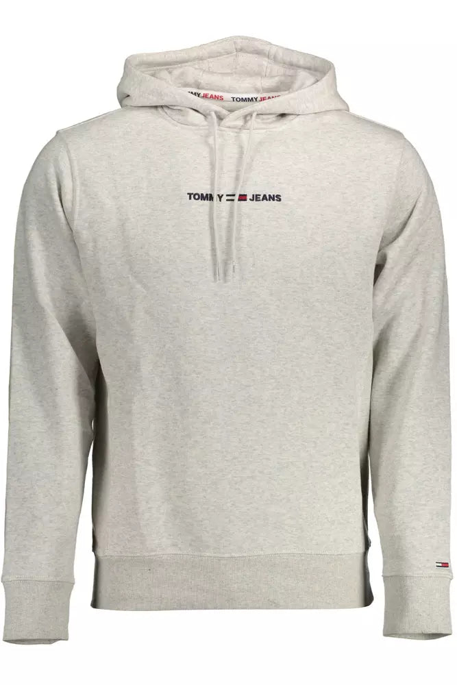 Tommy Hilfiger Gray Cotton Men Sweater - Ora And Co.