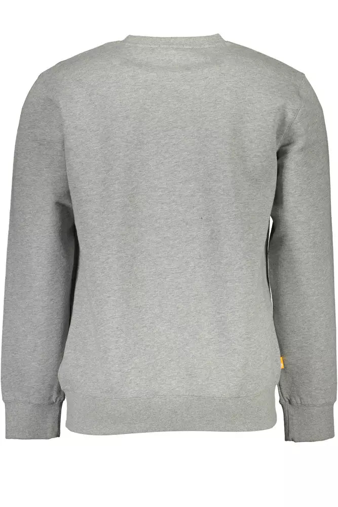 Timberland Gray Cotton Men Sweater - Ora And Co.