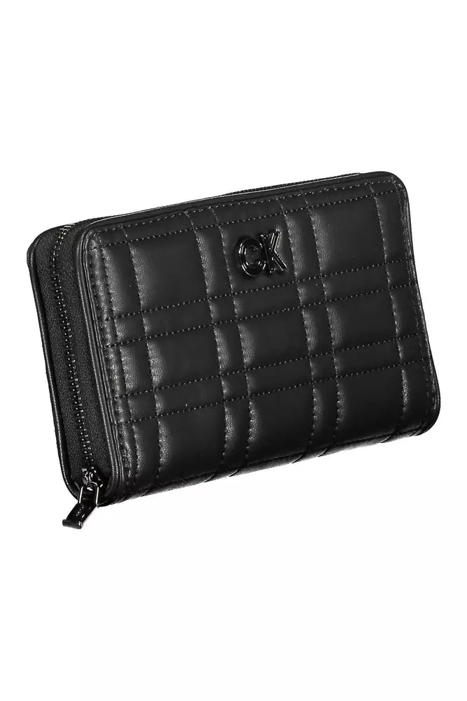 Calvin Klein Black Polyester Women Wallet - Ora And Co.