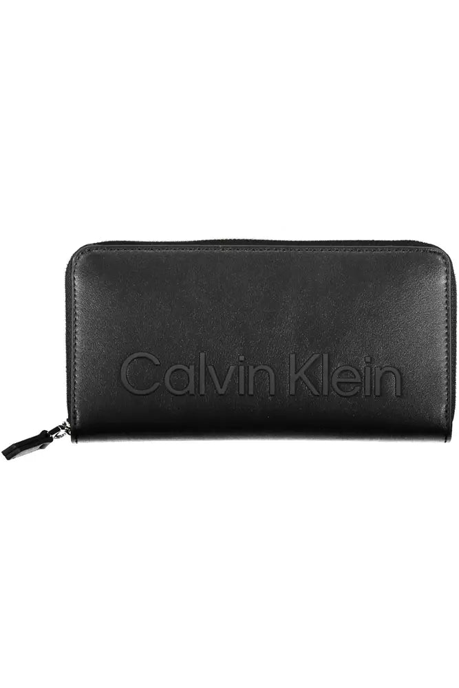 Calvin Klein Black Polyethylene Women Wallet - Ora And Co.