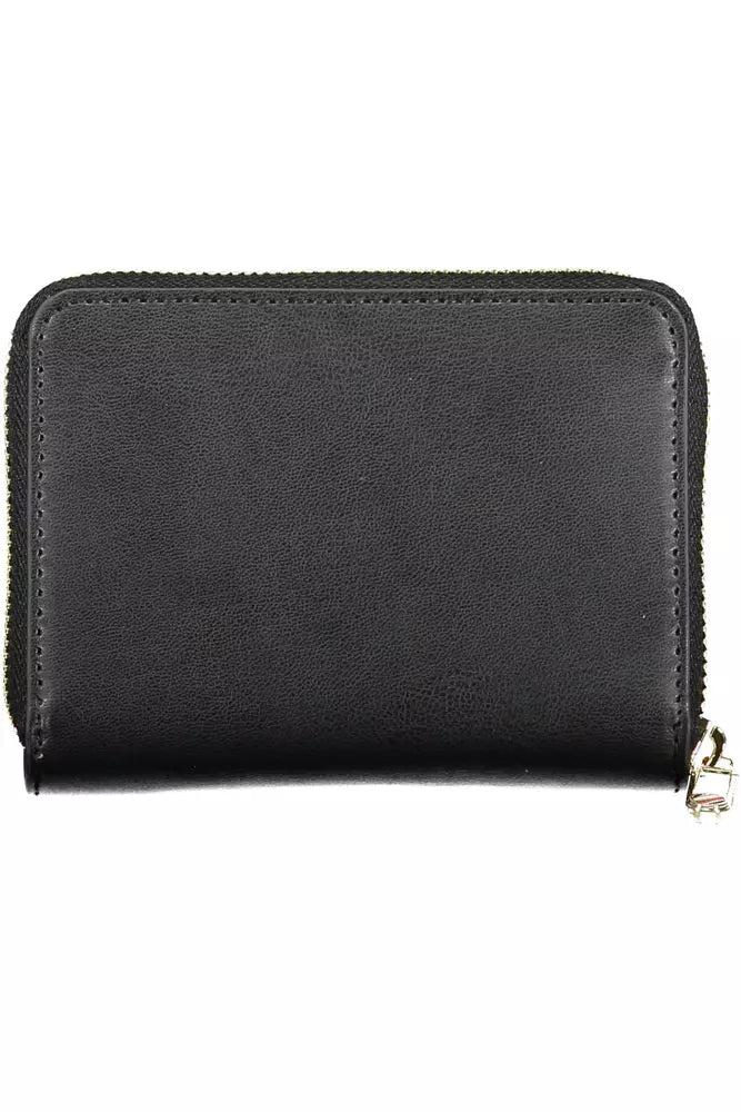 Tommy Hilfiger Black Polyethylene Women Wallet - Ora And Co.