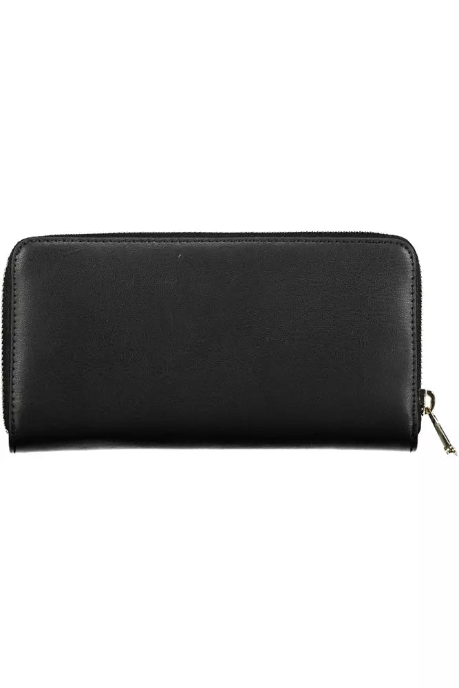 Tommy Hilfiger Black Polyethylene Women Wallet - Ora And Co.