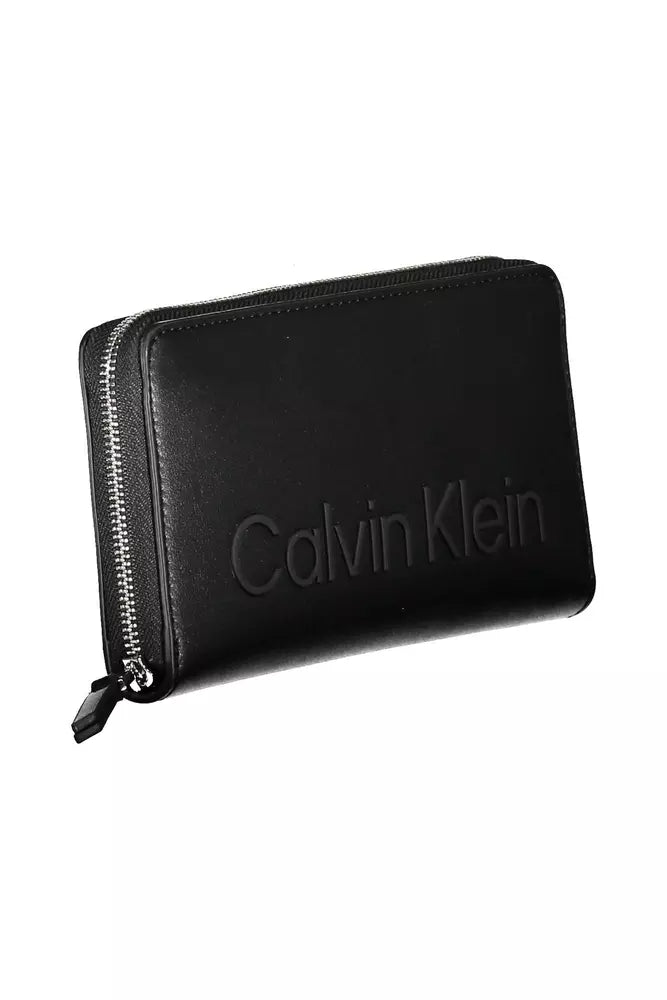 Calvin Klein Black Polyethylene Women Wallet - Ora And Co.