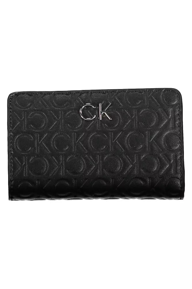 Calvin Klein Black Polyester Women Wallet - Ora And Co.