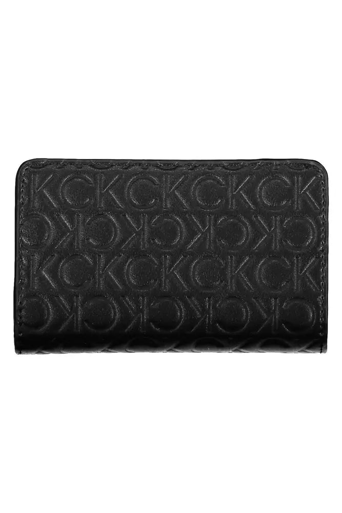 Calvin Klein Black Polyester Women Wallet - Ora And Co.