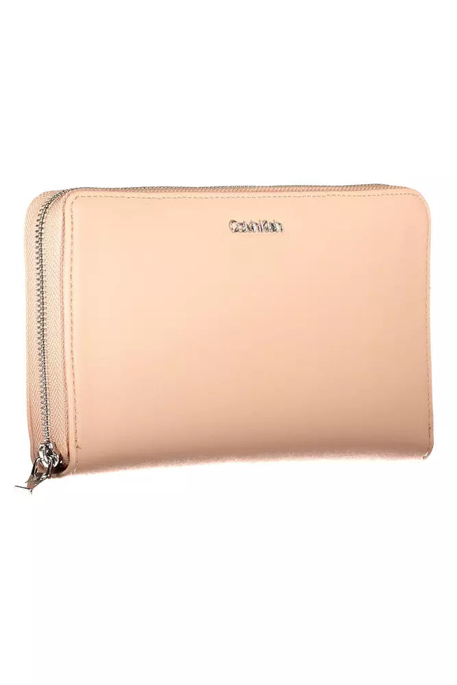 Calvin Klein Pink Polyethylene Women Wallet - Ora And Co.