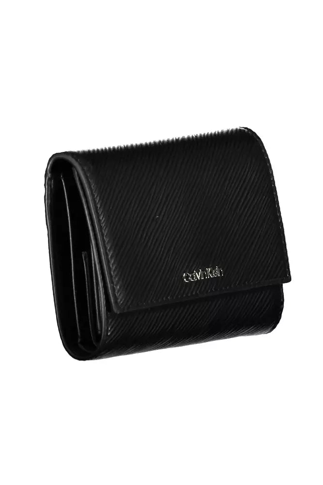 Calvin Klein Black Polyethylene Women Wallet - Ora And Co.