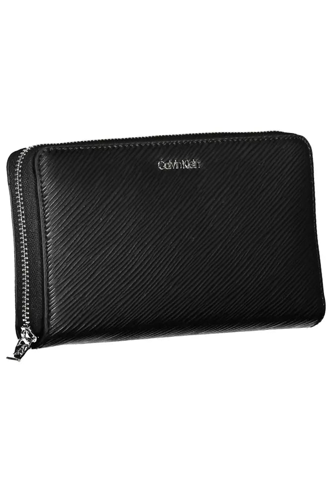 Calvin Klein Black Polyethylene Women Wallet - Ora And Co.