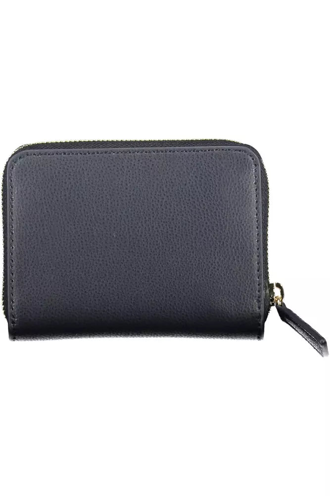 Tommy Hilfiger Blue Polyester Women Wallet - Ora And Co.