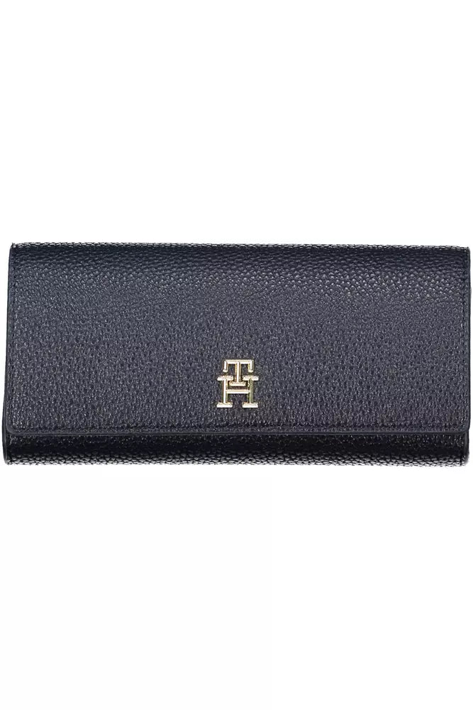 Tommy Hilfiger Blue Polyethylene Women Wallet - Ora And Co.