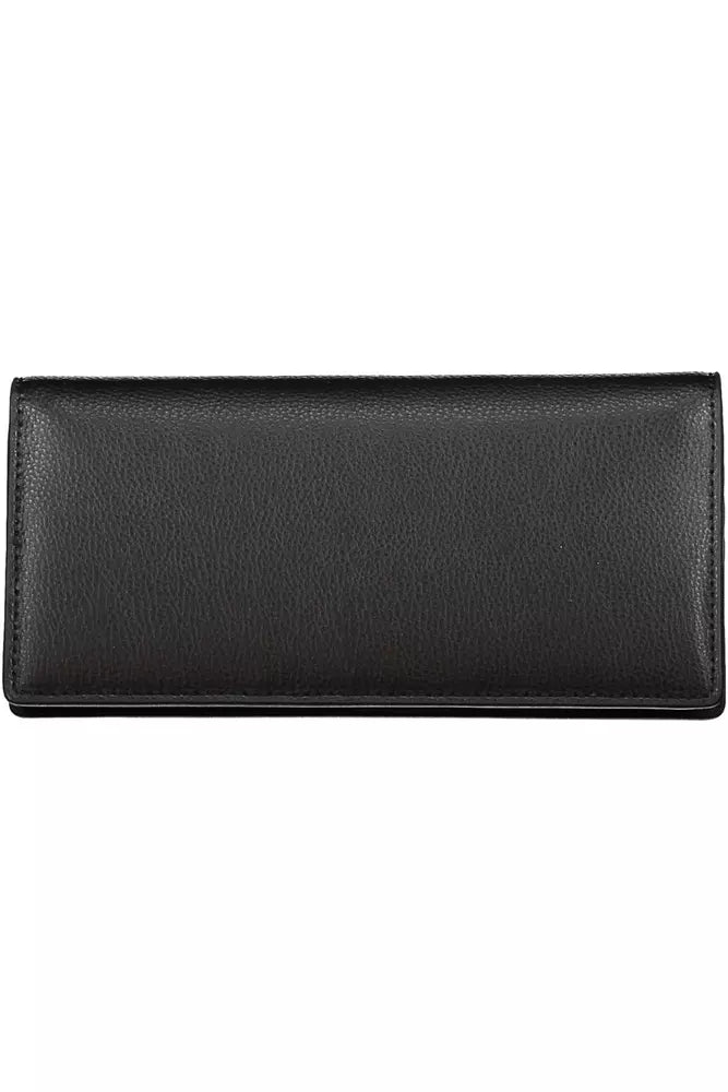 Tommy Hilfiger Black Polyethylene Women Wallet - Ora And Co.