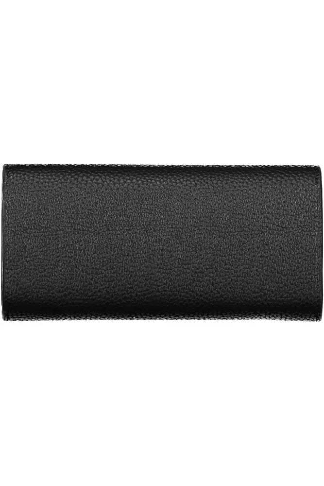 Tommy Hilfiger Black Polyethylene Women Wallet - Ora And Co.