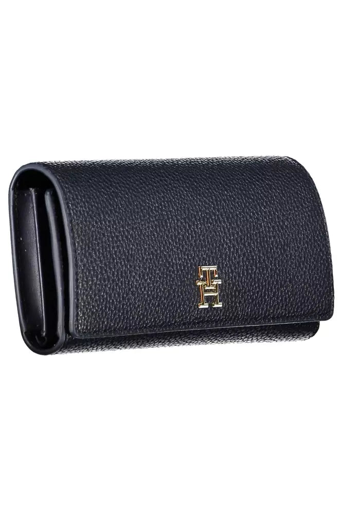 Tommy Hilfiger Blue Polyethylene Women Wallet - Ora And Co.