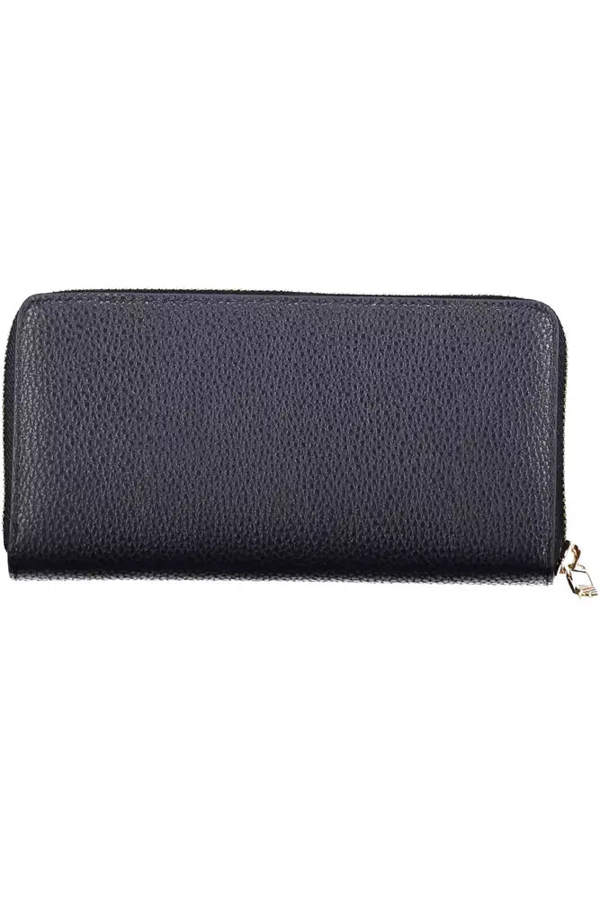 Tommy Hilfiger Blue Polyethylene Women Wallet - Ora And Co.