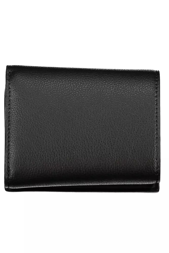 Tommy Hilfiger Black Polyethylene Women Wallet - Ora And Co.