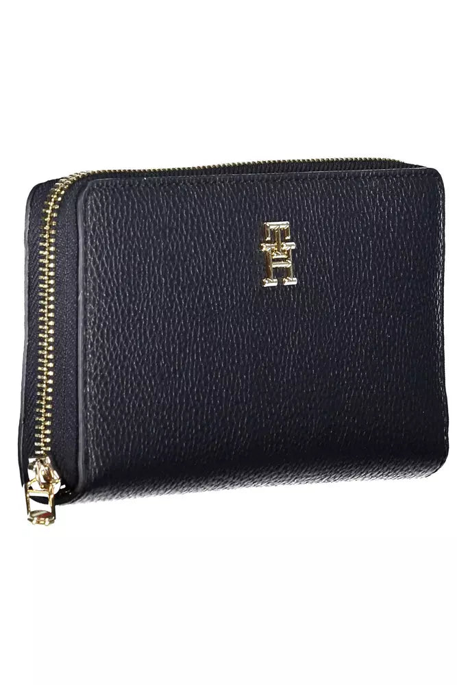 Tommy Hilfiger Blue Polyethylene Women Wallet - Ora And Co.