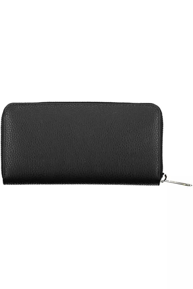 Tommy Hilfiger Black Polyethylene Women Wallet - Ora And Co.