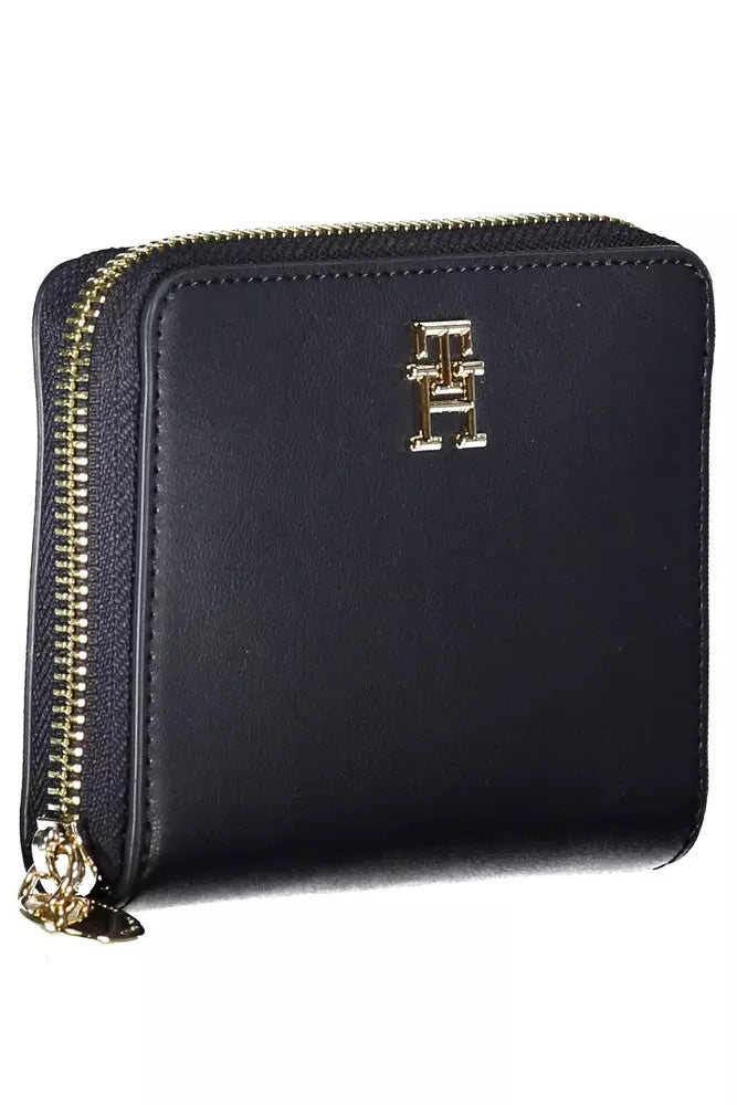 Tommy Hilfiger Blue Polyethylene Women Wallet - Ora And Co.