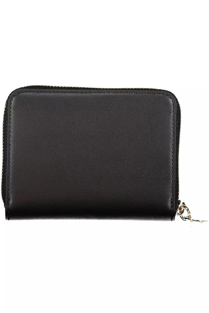 Tommy Hilfiger Black Polyethylene Women Wallet - Ora And Co.