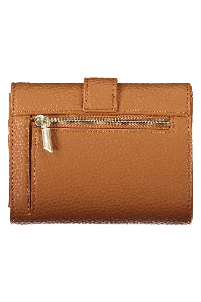 Calvin Klein Brown Polyester Women Wallet - Ora And Co.