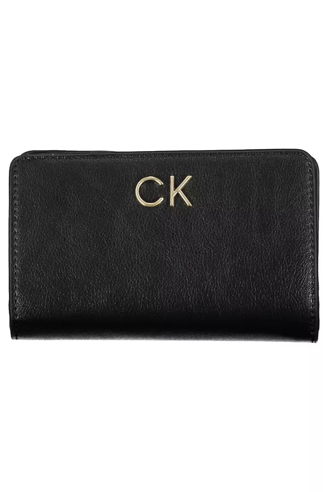 Calvin Klein Black Polyethylene Women Wallet - Ora And Co.