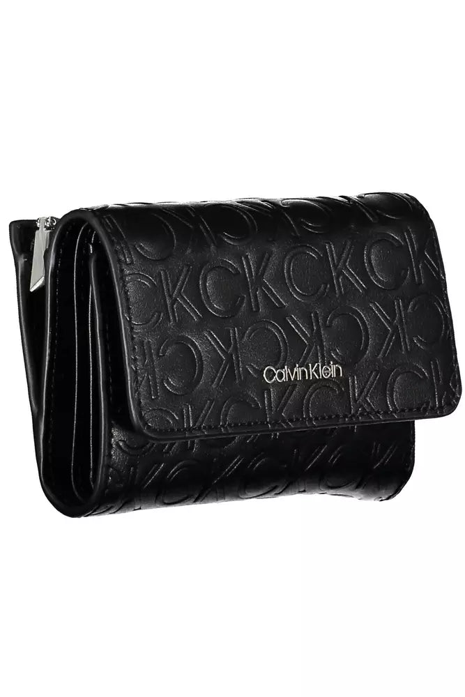 Calvin Klein Black Polyethylene Women Wallet - Ora And Co.