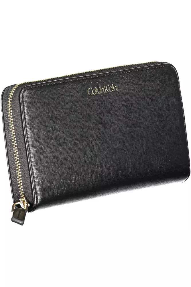 Calvin Klein Black Polyethylene Women Wallet - Ora And Co.