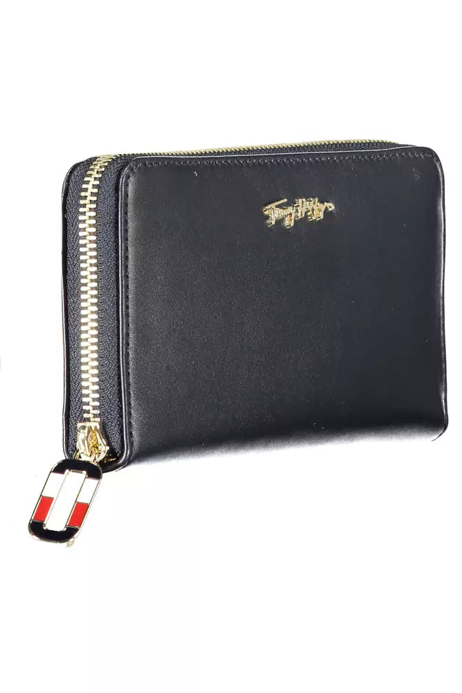 Tommy Hilfiger Blue Leather Women Wallet - Ora And Co.