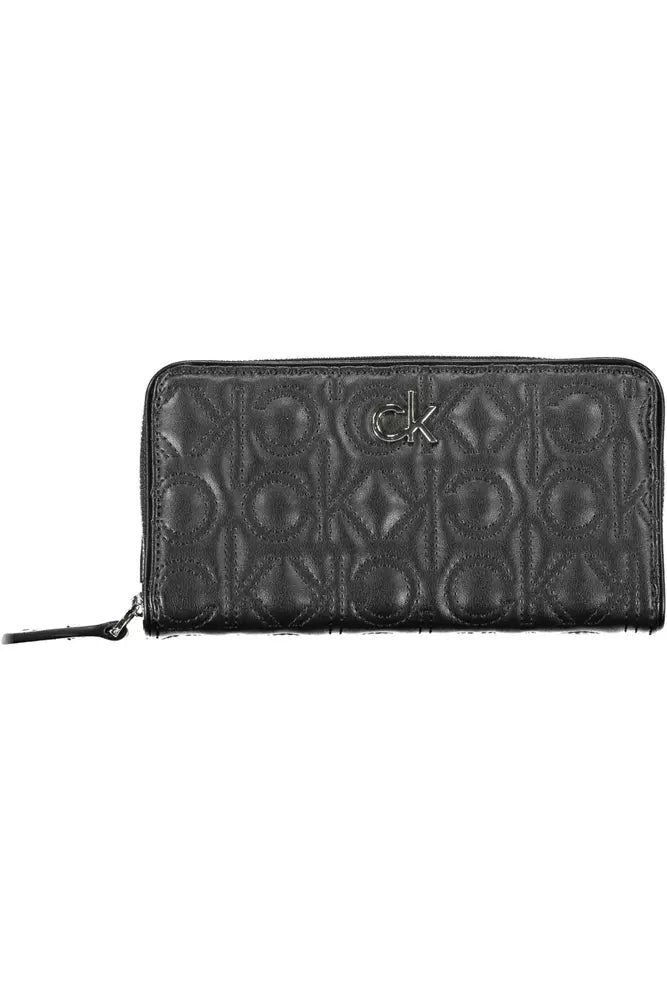 Calvin Klein Black Polyethylene Women Wallet - Ora And Co.