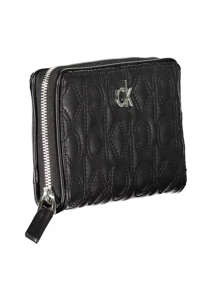 Calvin Klein Black Polyethylene Women Wallet - Ora And Co.