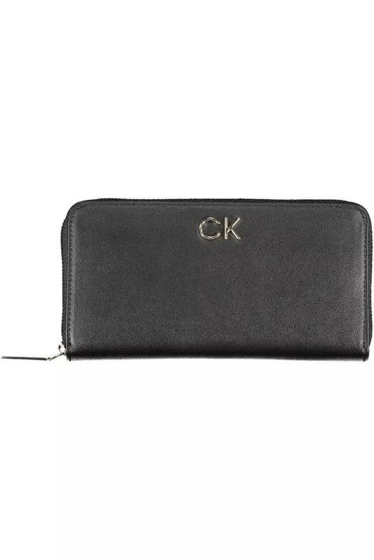 Calvin Klein Black Polyethylene Women Wallet - Ora And Co.