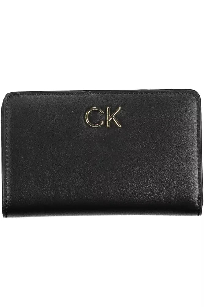 Calvin Klein Black Polyethylene Women Wallet - Ora And Co.