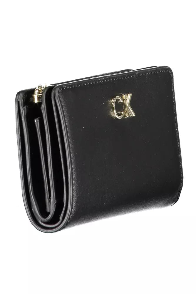 Calvin Klein Black Polyethylene Women Wallet - Ora And Co.