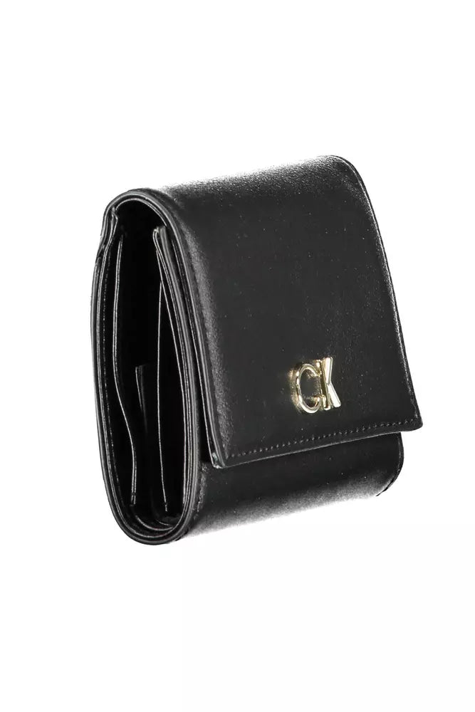 Calvin Klein Black Polyethylene Women Wallet - Ora And Co.