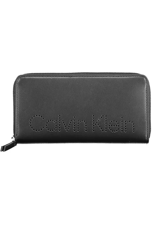 Calvin Klein Black Polyethylene Women Wallet - Ora And Co.