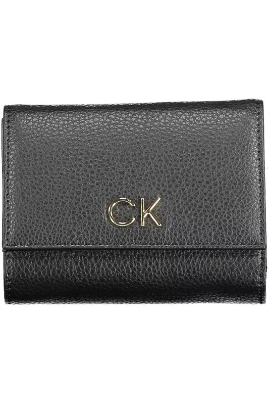 Calvin Klein Black Polyethylene Women Wallet - Ora And Co.