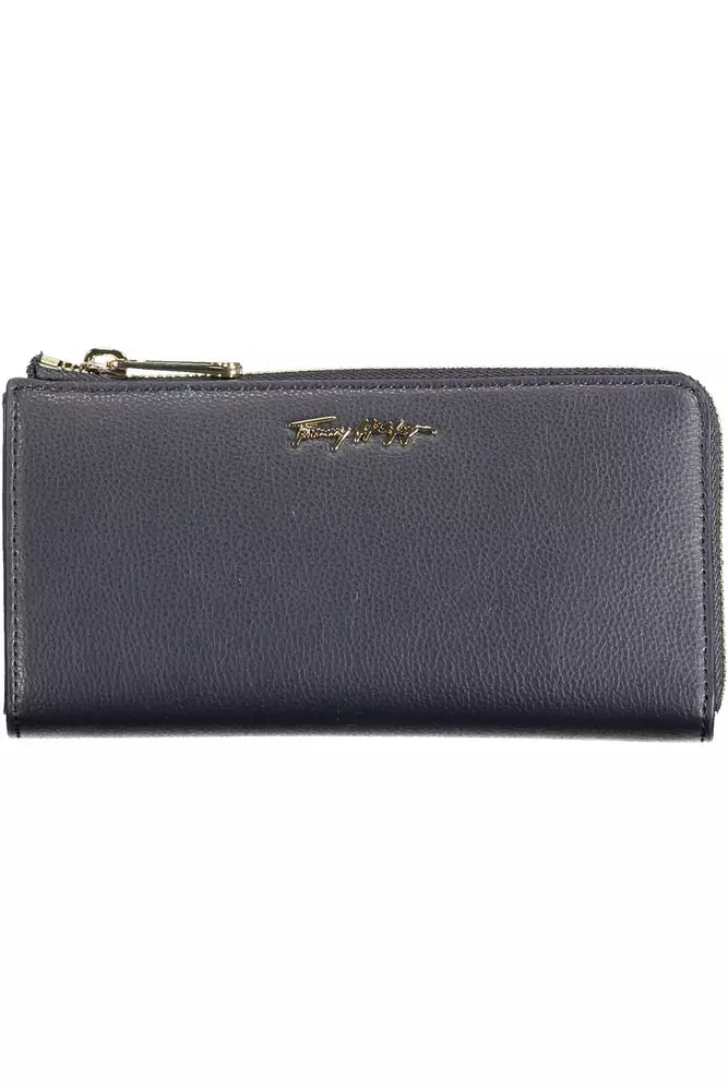 Tommy Hilfiger Blue Polyethylene Women Wallet - Ora And Co.