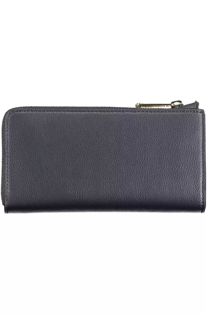 Tommy Hilfiger Blue Polyethylene Women Wallet - Ora And Co.