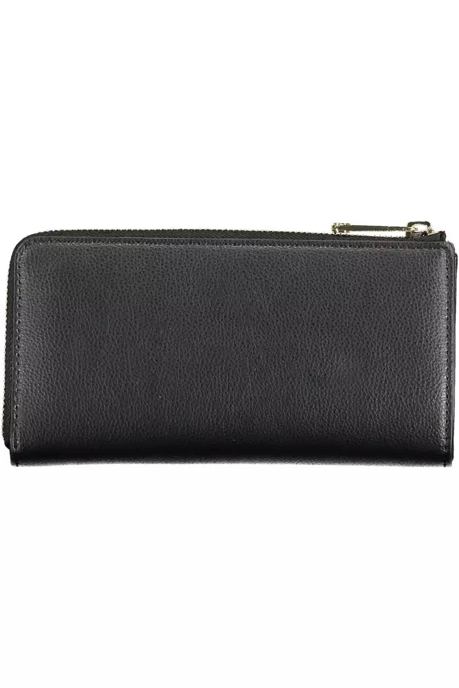 Tommy Hilfiger Black Polyethylene Women Wallet - Ora And Co.