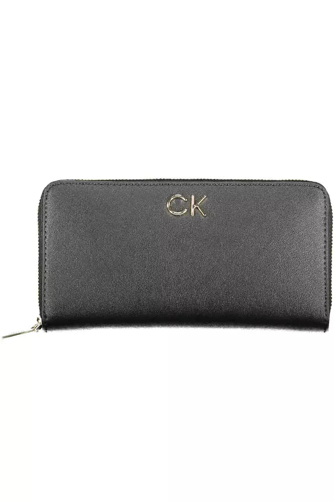 Calvin Klein Black Polyethylene Women Wallet - Ora And Co.