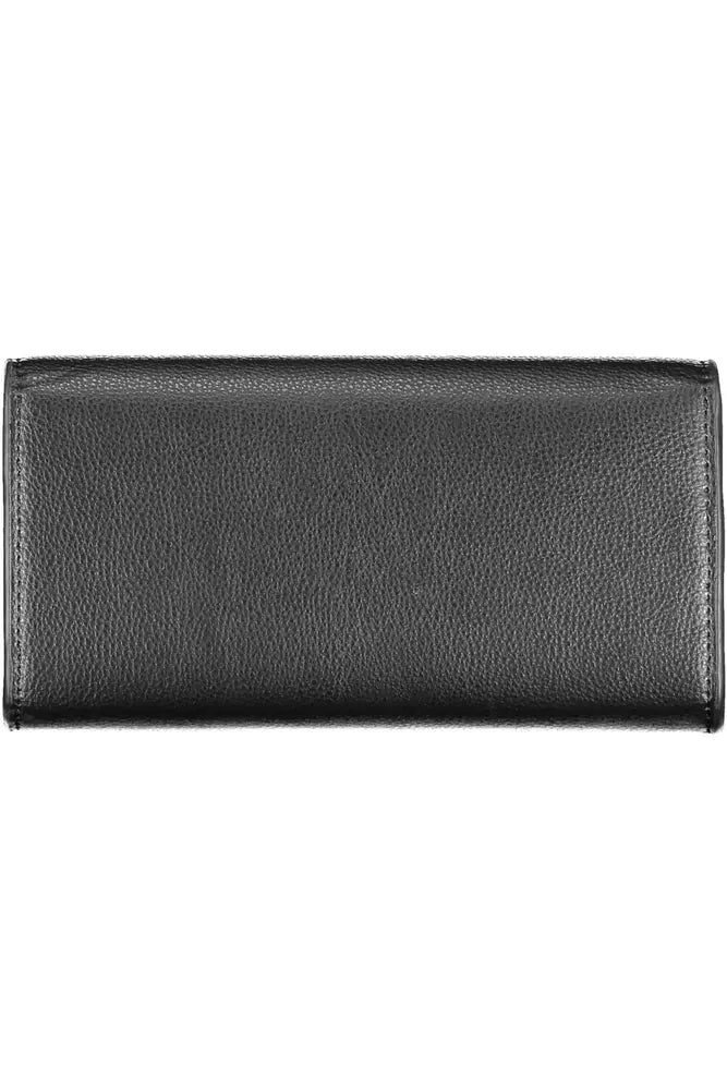 Tommy Hilfiger Black Polyethylene Women Wallet - Ora And Co.