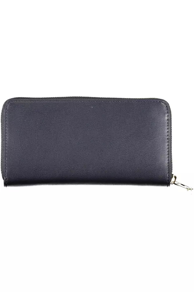 Tommy Hilfiger Blue Polyethylene Women Wallet - Ora And Co.