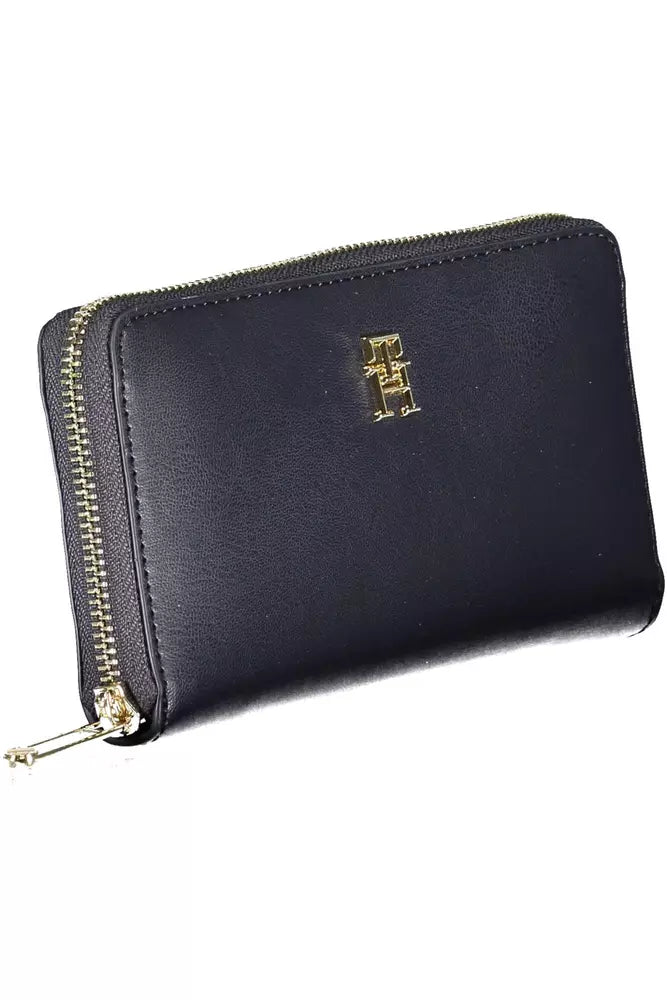 Tommy Hilfiger Blue Polyethylene Women Wallet - Ora And Co.