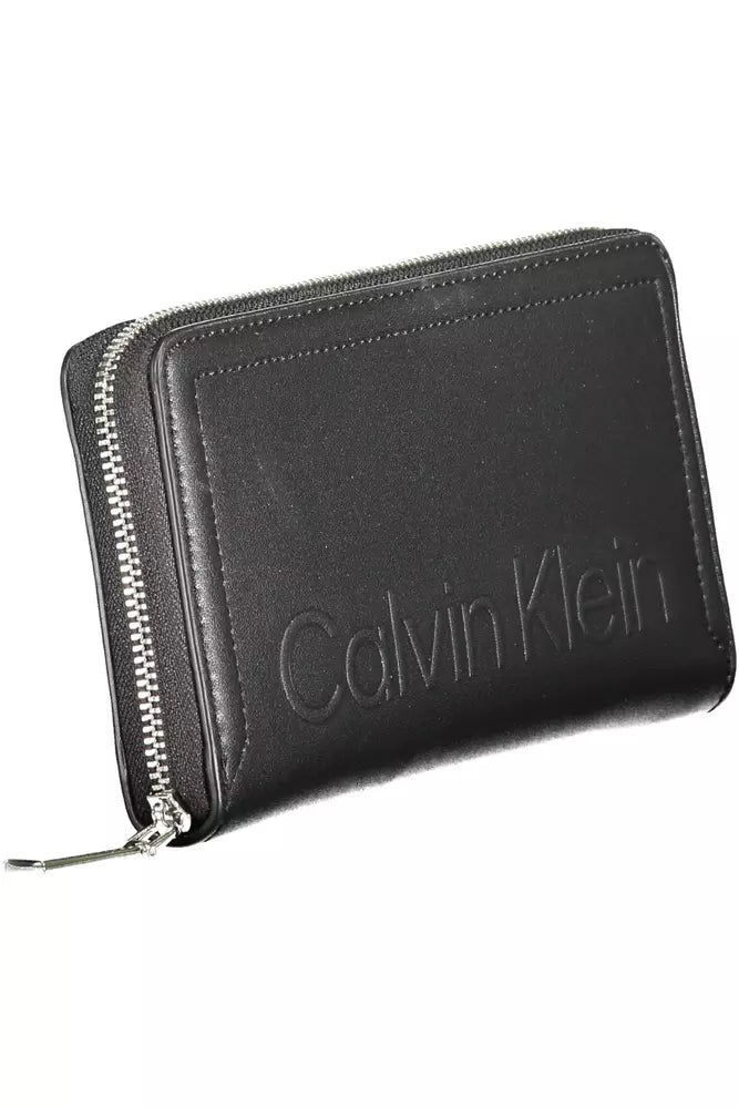 Calvin Klein Black Polyethylene Women Wallet - Ora And Co.