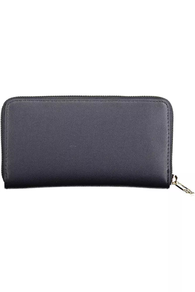 Tommy Hilfiger Blue Polyethylene Women Wallet - Ora And Co.