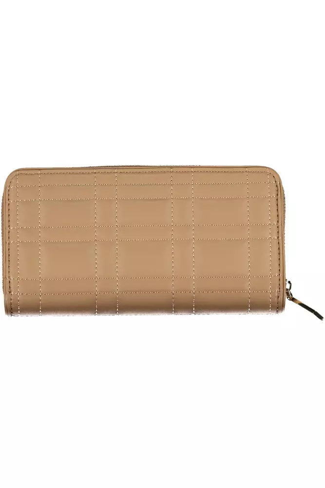 Calvin Klein Beige Polyester Women Wallet - Ora And Co.