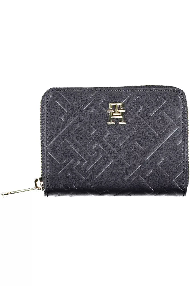 Tommy Hilfiger Blue Polyethylene Women Wallet - Ora And Co.