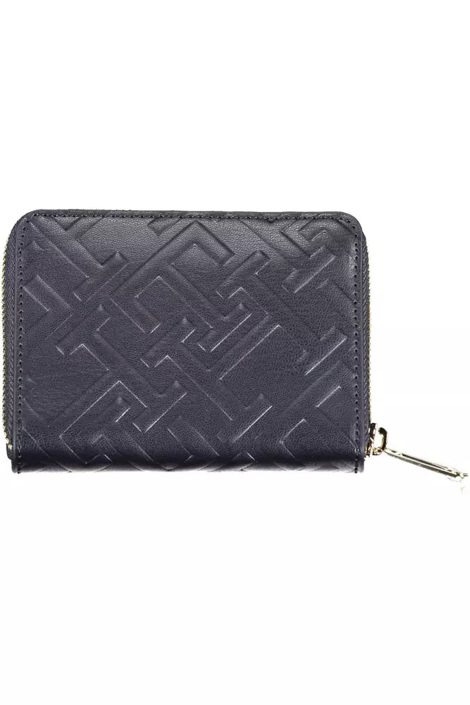 Tommy Hilfiger Blue Polyethylene Women Wallet - Ora And Co.