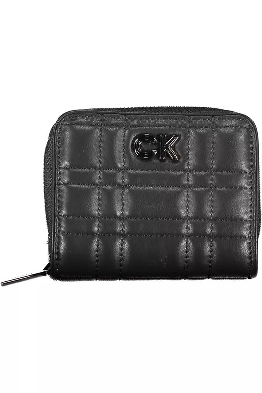 Calvin Klein Black Polyester Women Wallet - Ora And Co.